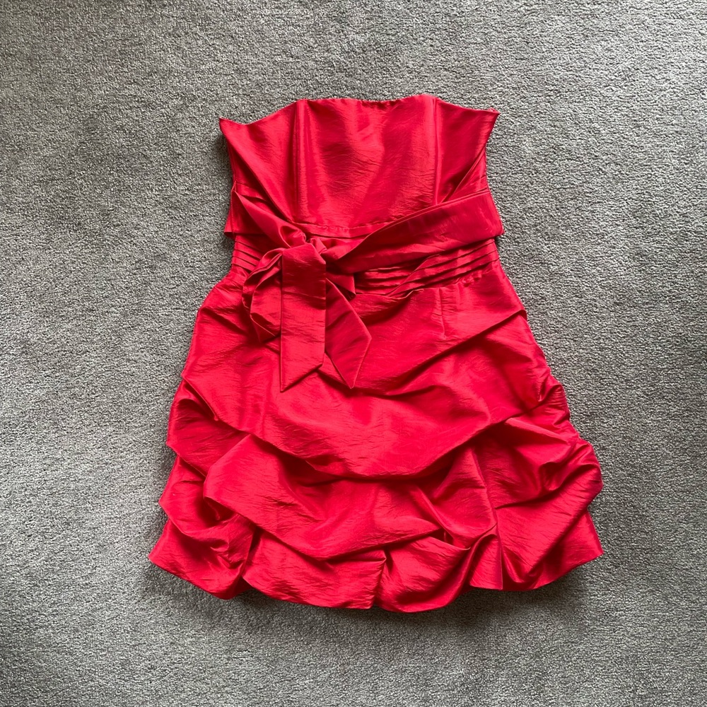 F21 Short Red Dress